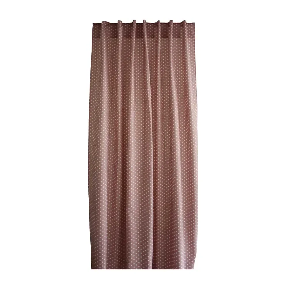 "Bink Ensemble de rideaux pois vieux rose image"