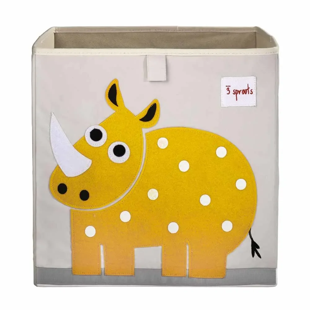 3 Sprouts panier de rangement rhinocéros