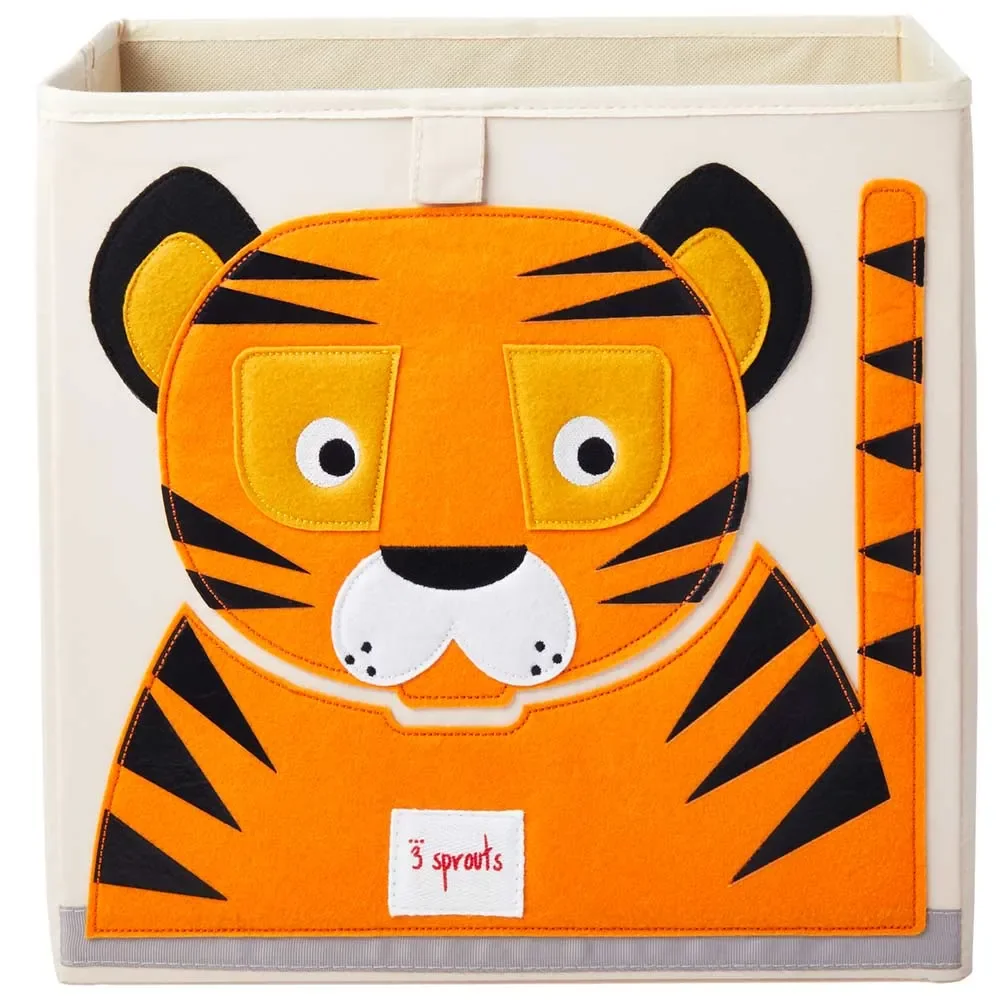 "3 Sprouts panier de rangement Tiger image"