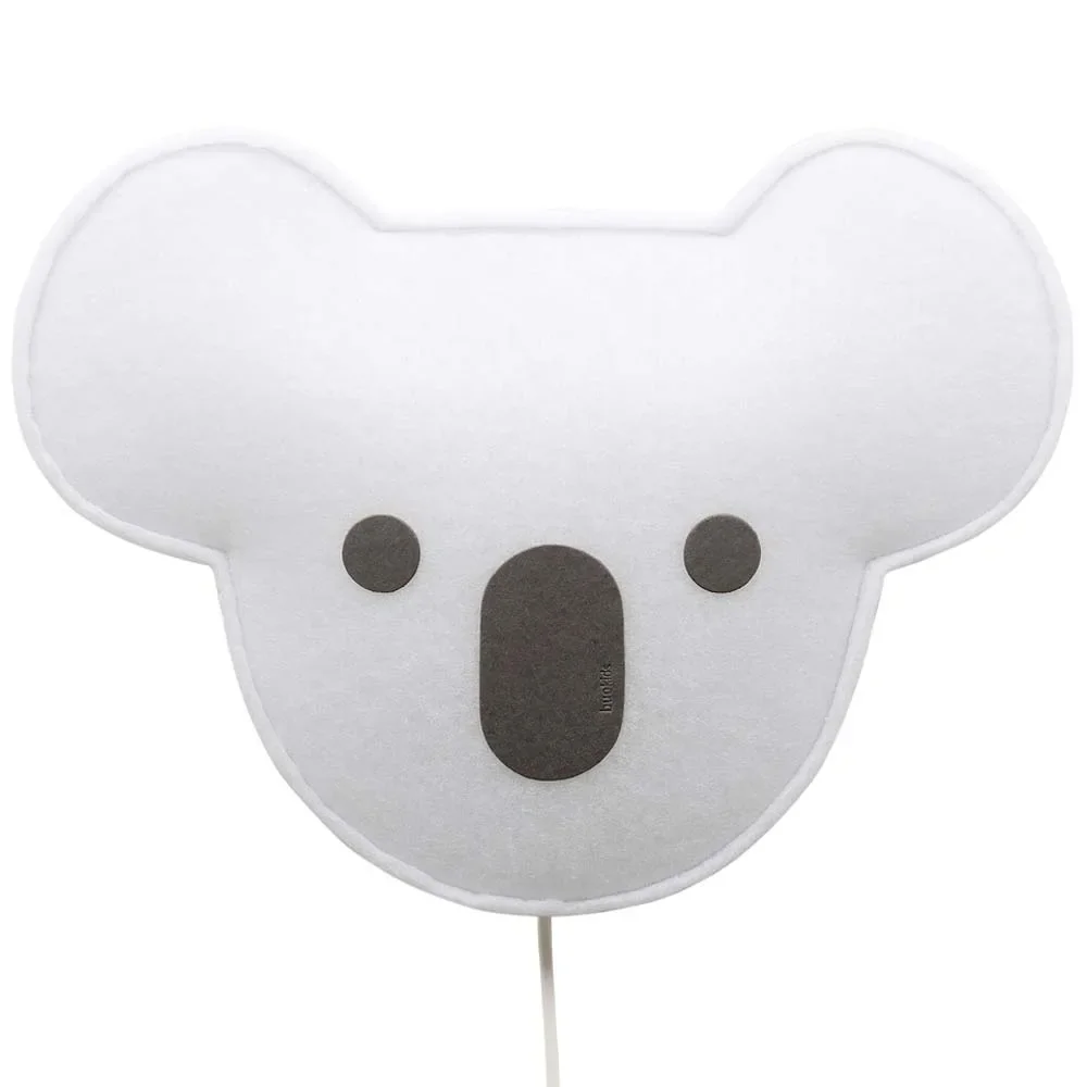 "Buokids Soft Applique Koala Ours noir image"