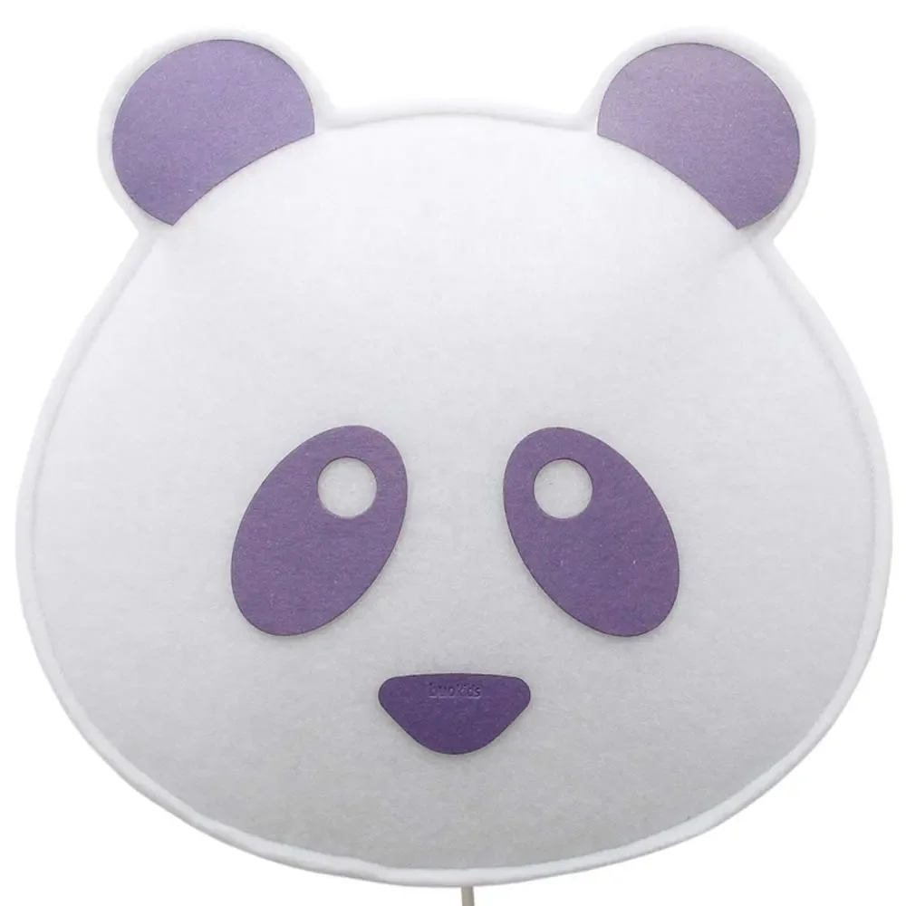 "Buokids Soft lampe murale panda ours violet image"
