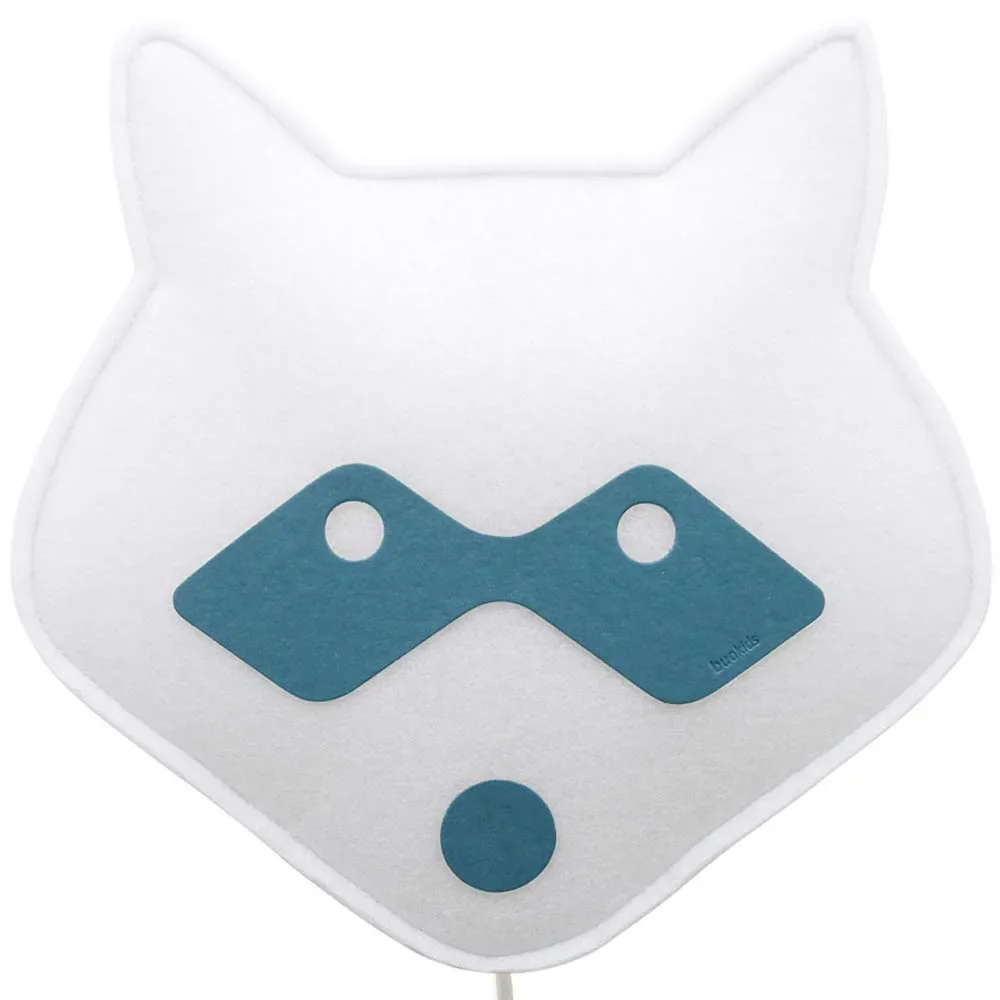 "Buokids Soft lampe murale raton laveur bleu image"