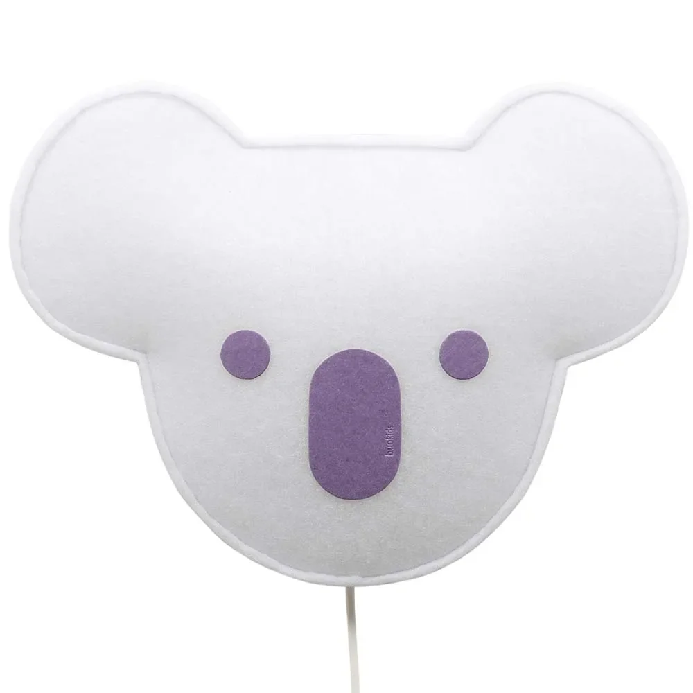 Buokids Soft Applique Koala Ours violet