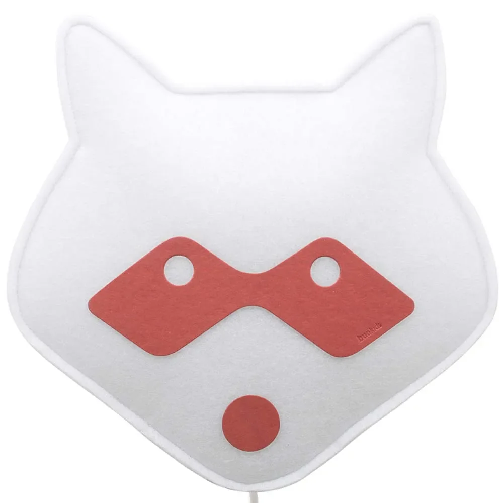 "Buokids Soft lampe murale raton laveur rouge image"