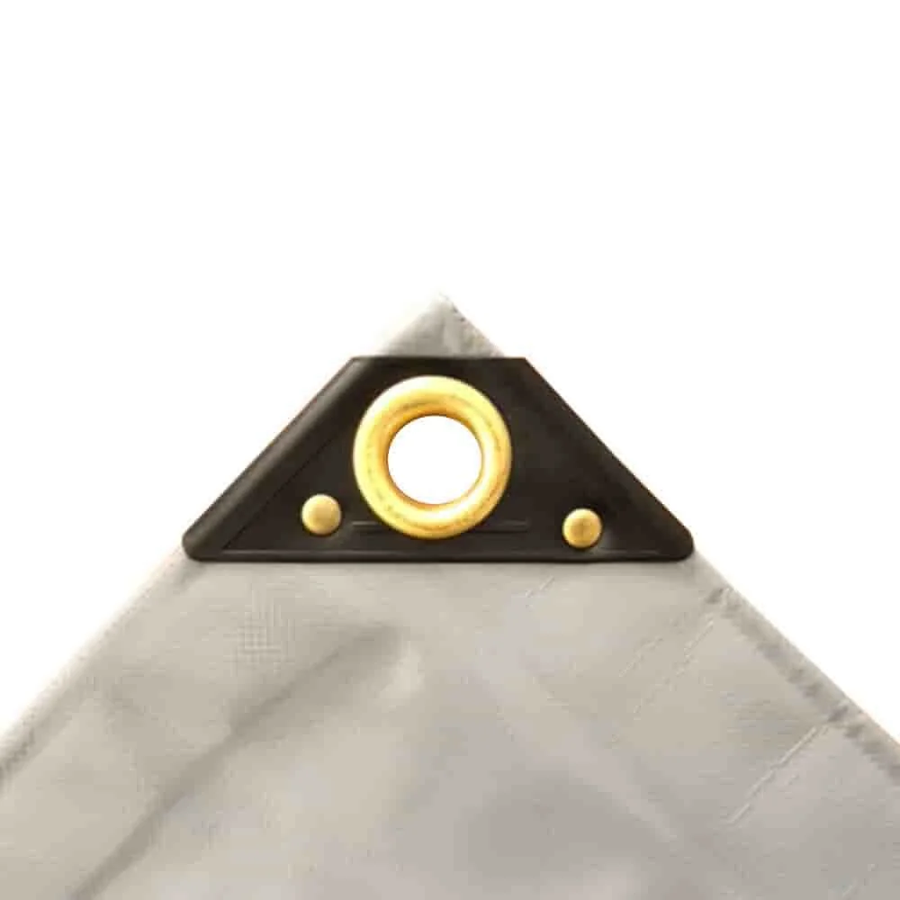 "Bâche PVC 650g/m², 6x10m (60m²), grise, bâche de protection, étanche image"