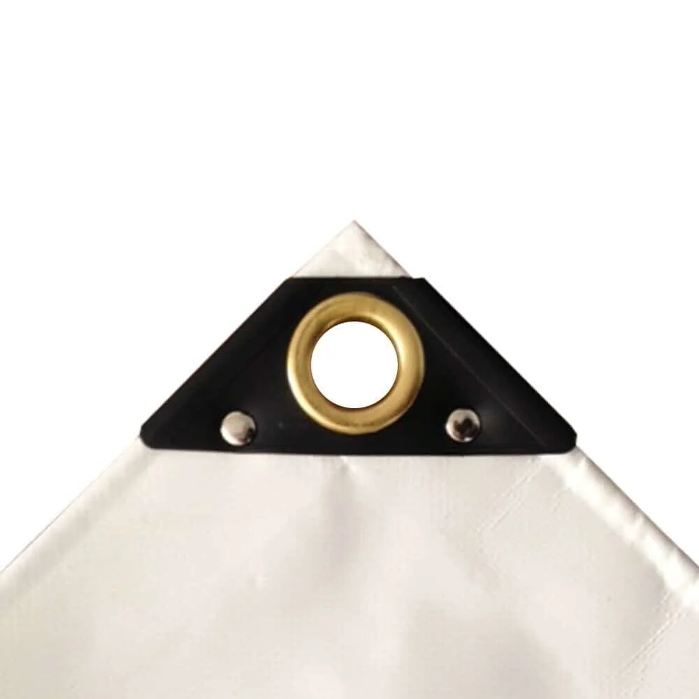 "blanc 650 g/m² PVC 4 x 8m (32m²) Bâche image"