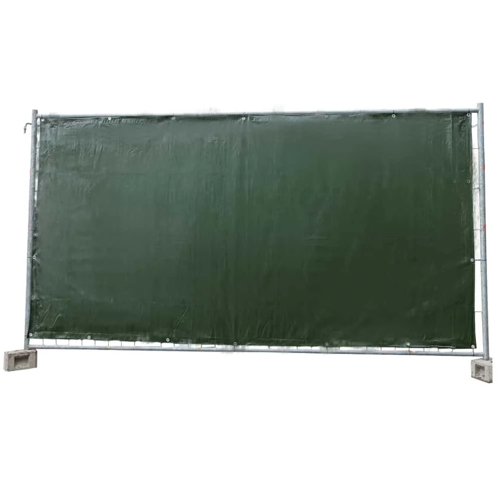 "Bâche de chantier 160g/m², verte PE, bâche de protection chantier, 1,76x3,41m image"