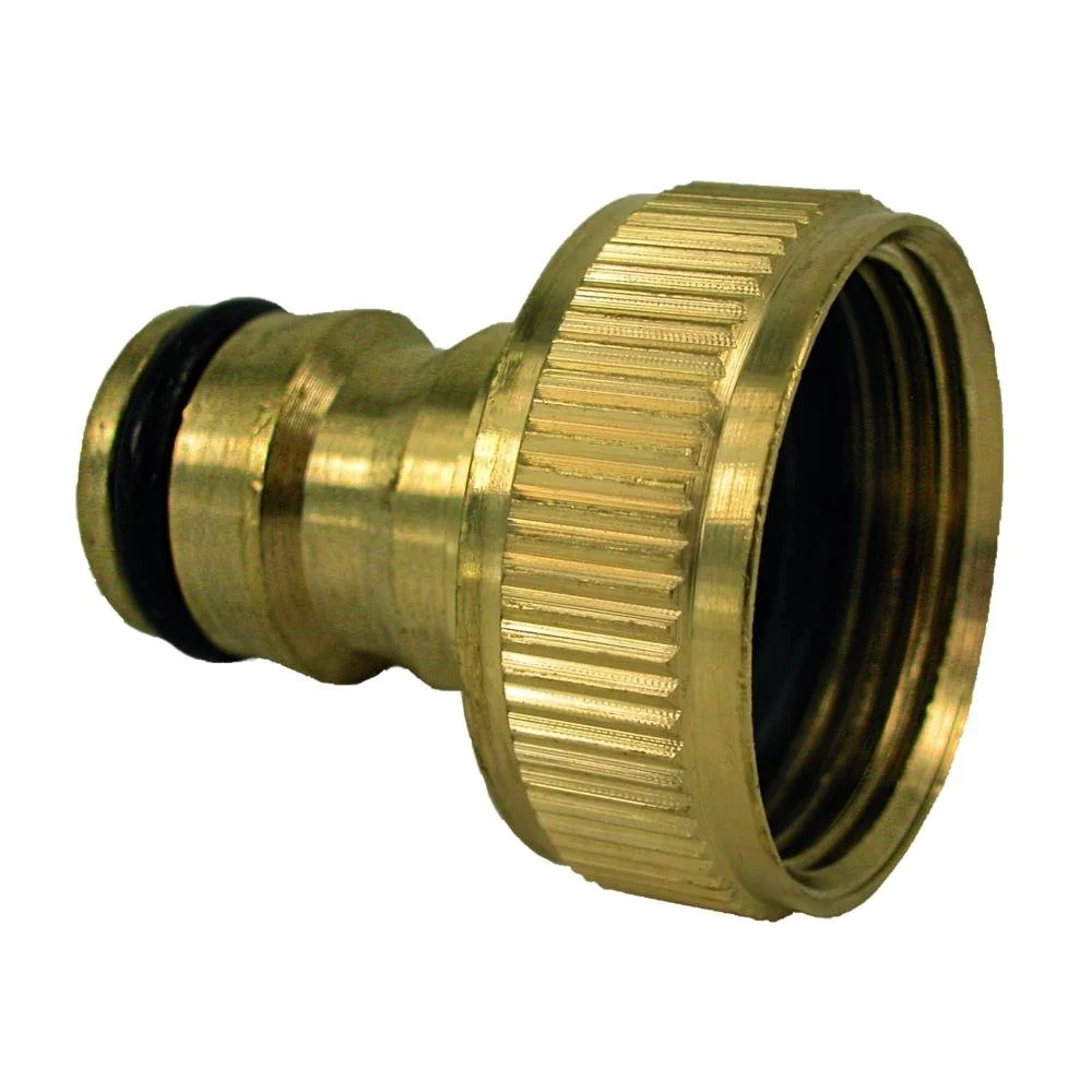 "Raccord Robinet Laiton 3/4 Pouce Système d'Encliquetage Jardin image"