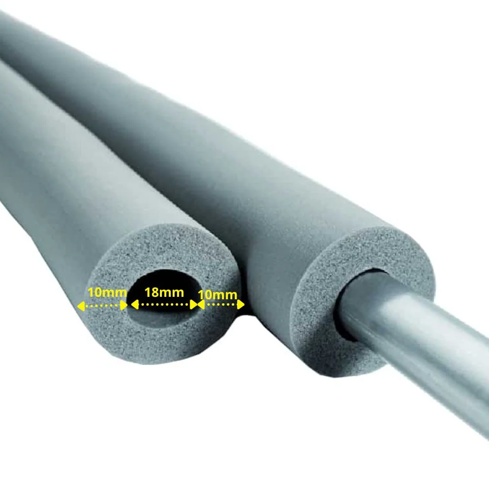 "Isolation Tuyau Caoutchouc 18mm, 2m, Flexible, Conforme GEG image"