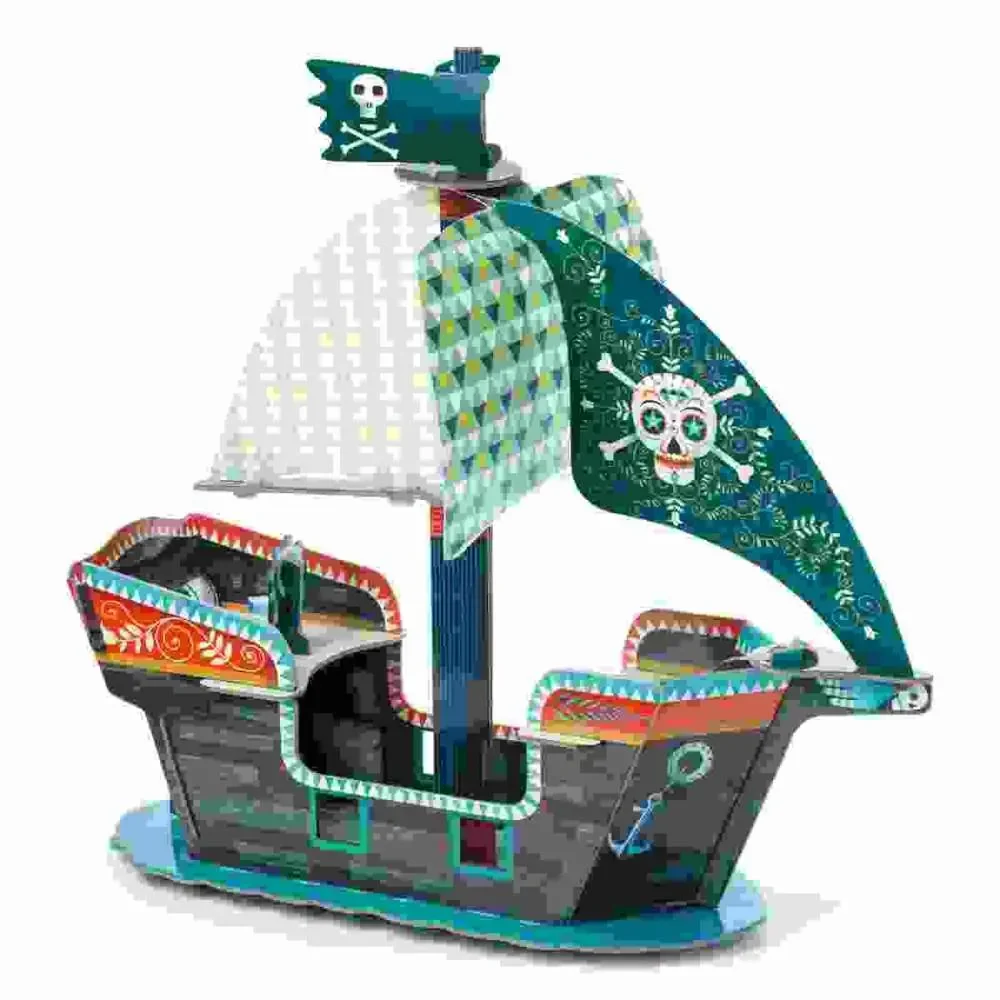 "Djeco Kinder Jouet Bateau pirate image"