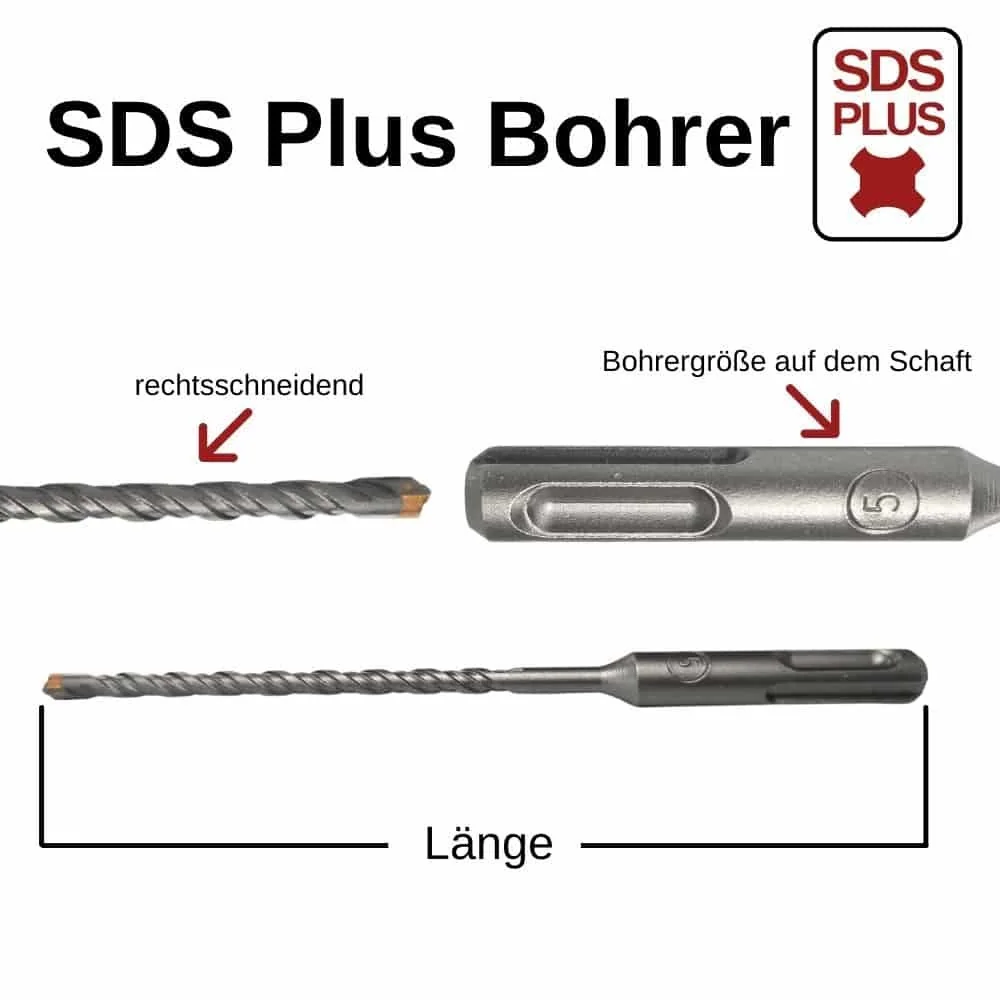 "Foret Béton SDS Plus 10mm x 600mm, 4 Taillants image"