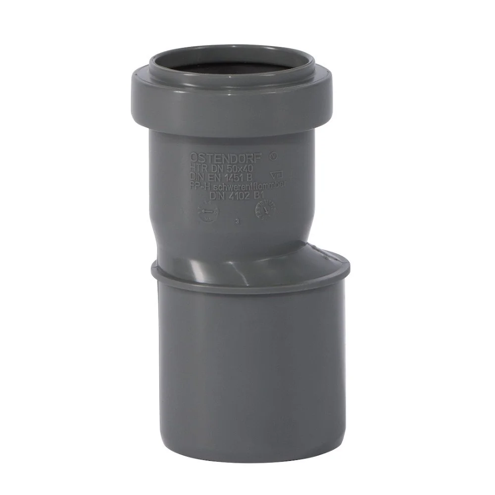 "Réduction HT 50/40 pour Évacuation d'Eaux Usées - Raccord PVC Robuste image"