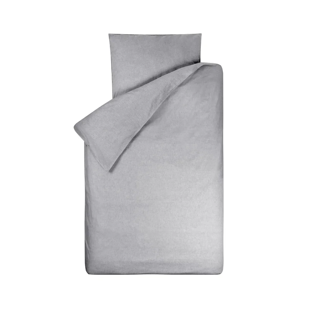 Bink becquet linge de lit Bo gris uni 100 x 135