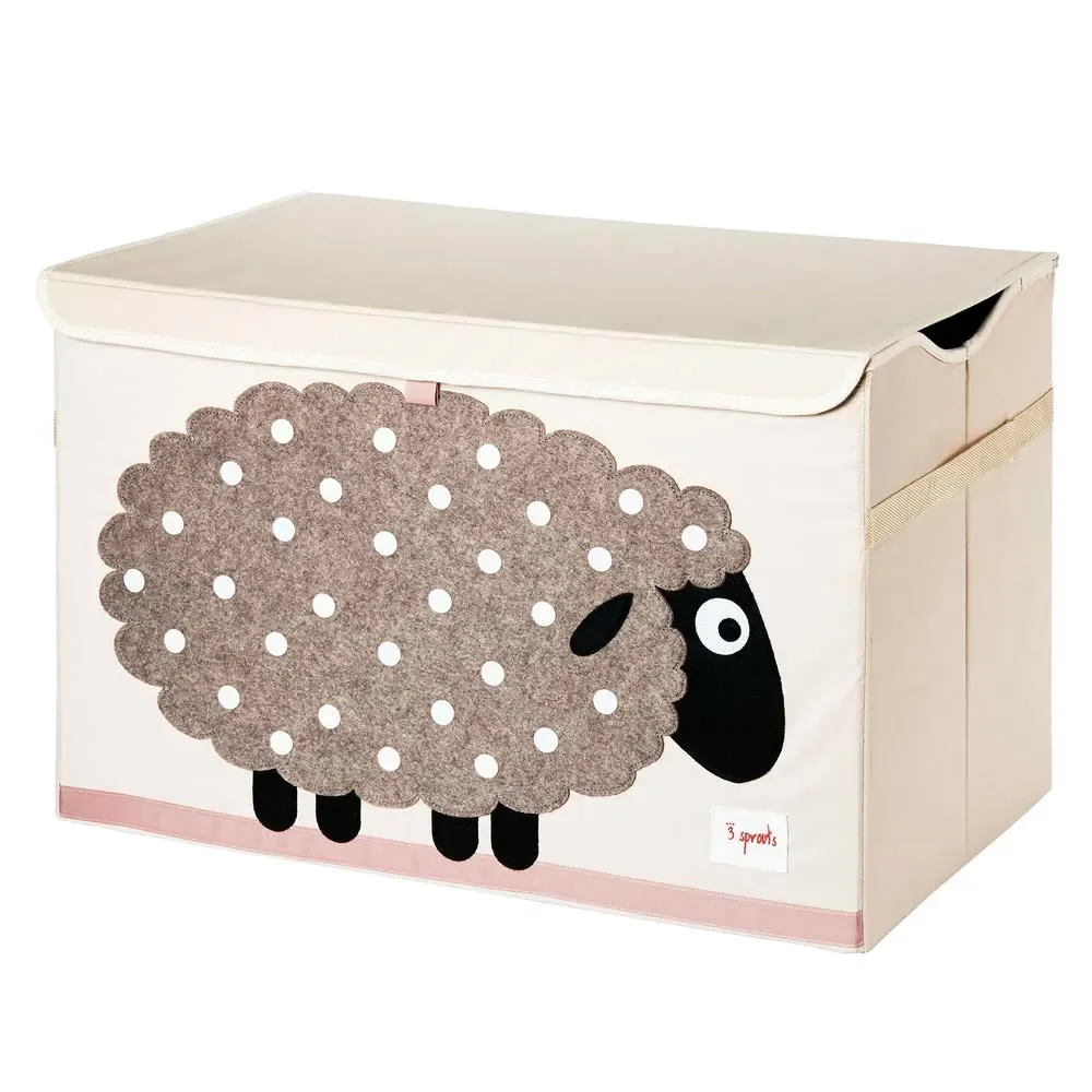 "3 Sprouts Boîte de rangement couvercle mouton image"