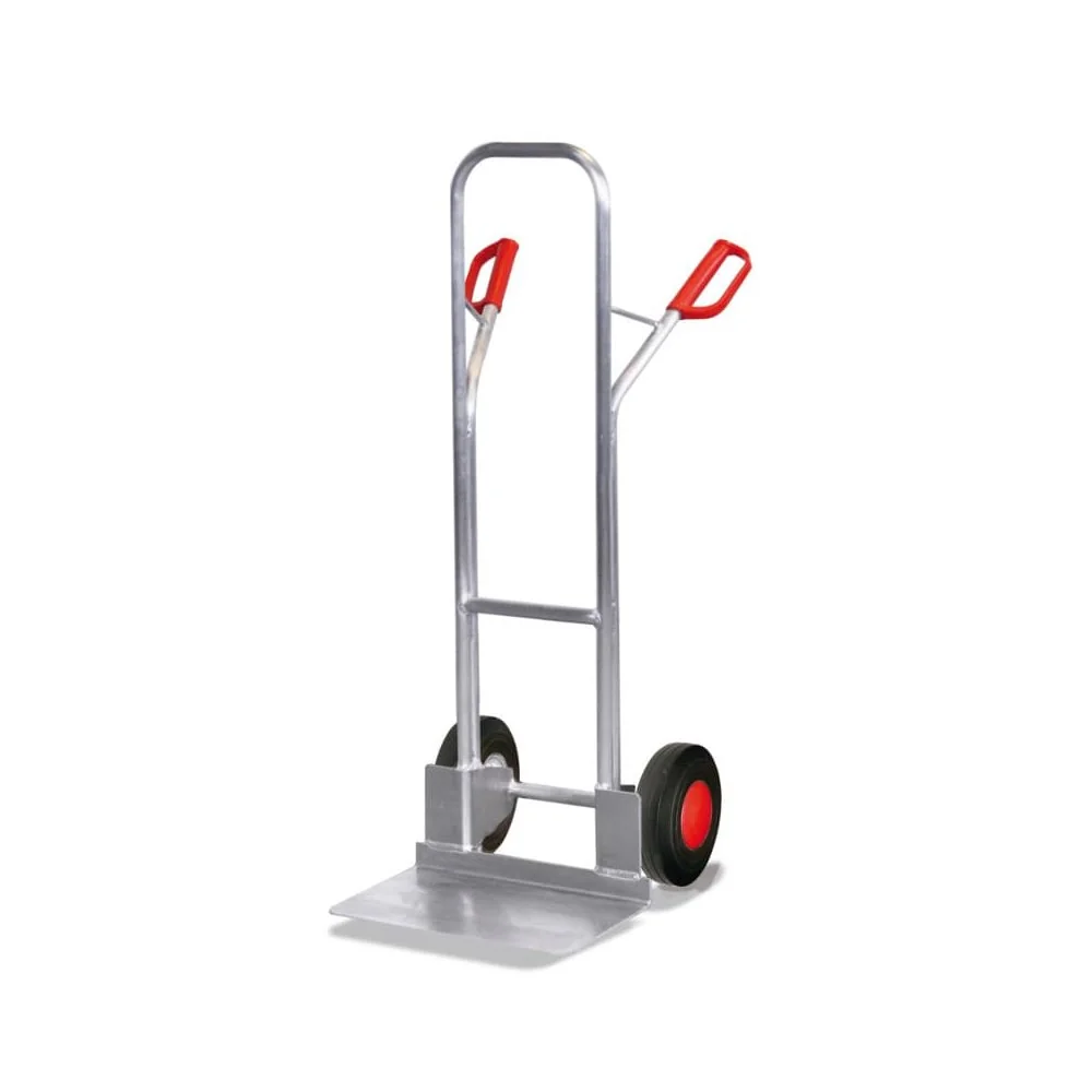 "Diable de Manutention en Aluminium, 200 kg, Roues Pleines et Grande Pelle image"
