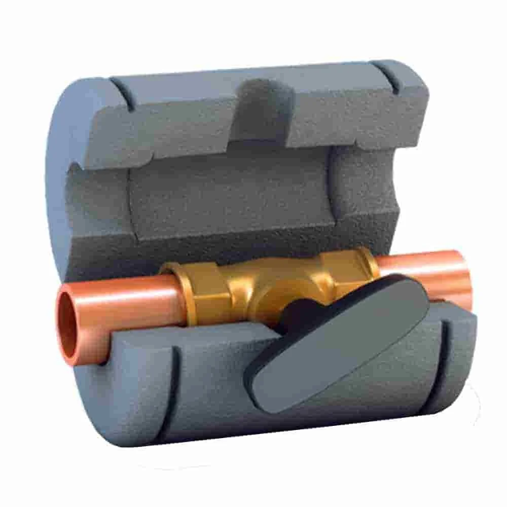 "Robinet à boisseau sphérique DN 20 isolé - Isolation thermique tuyauterie image"