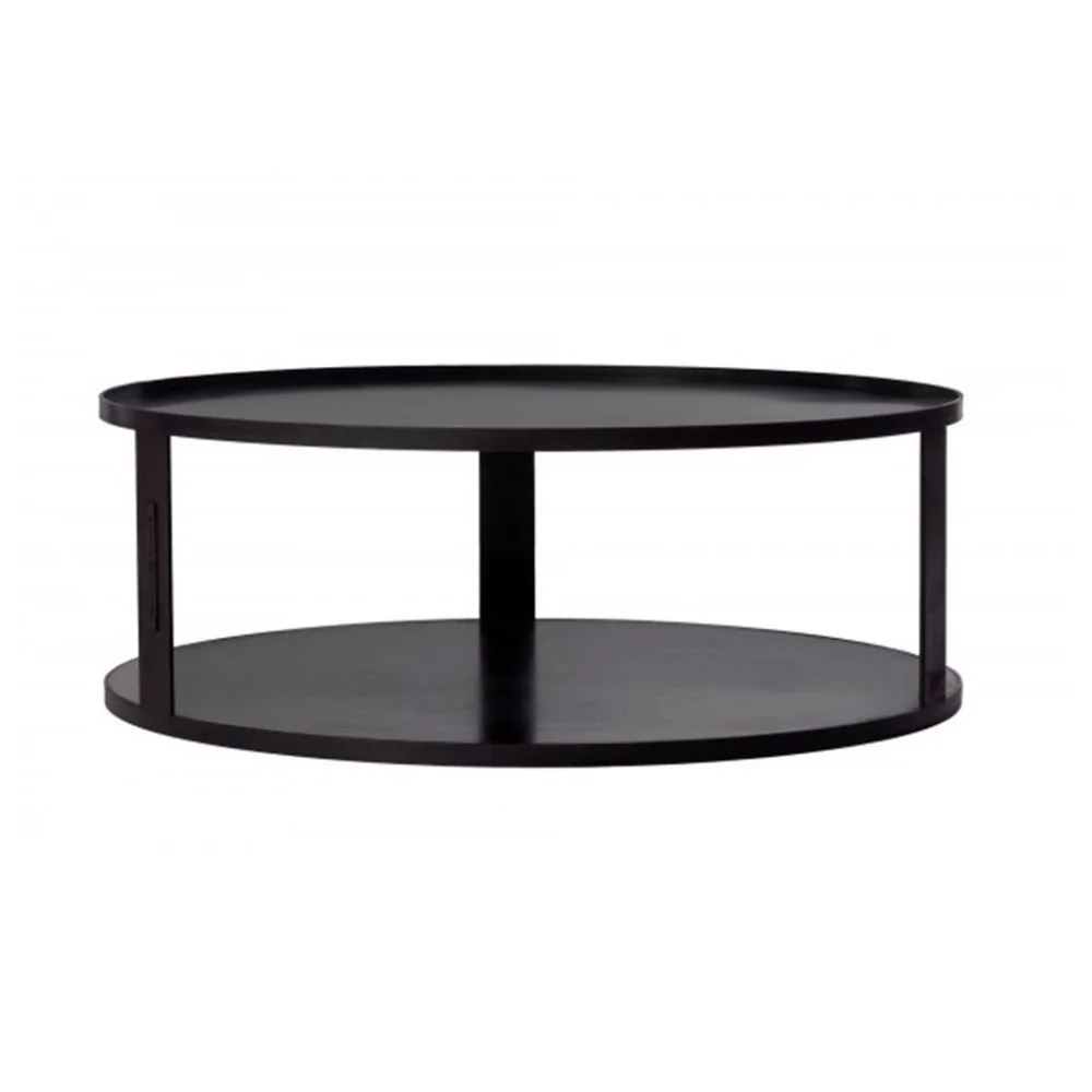 "Base Ronde pour Brasero avec Rangement Bois, 102cm en Acier image"