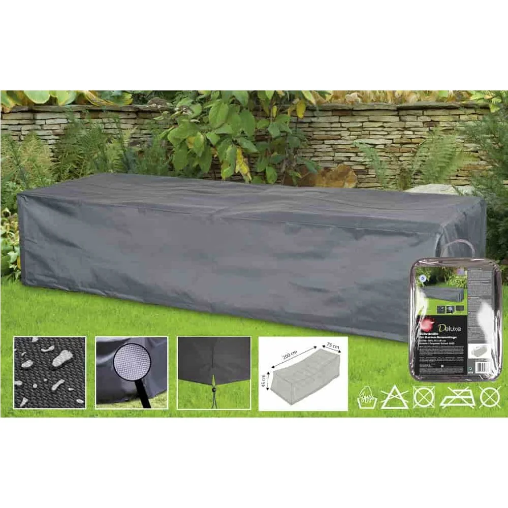 "Housse de Protection pour Transat de Jardin 200x75x45cm image"