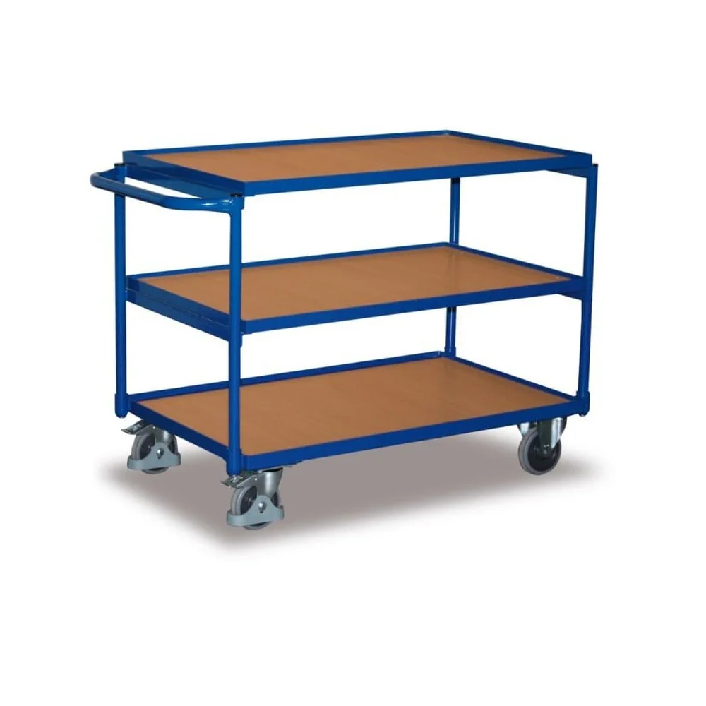 "Chariot d'Atelier Mobile 250kg avec 3 Plateaux Type L image"