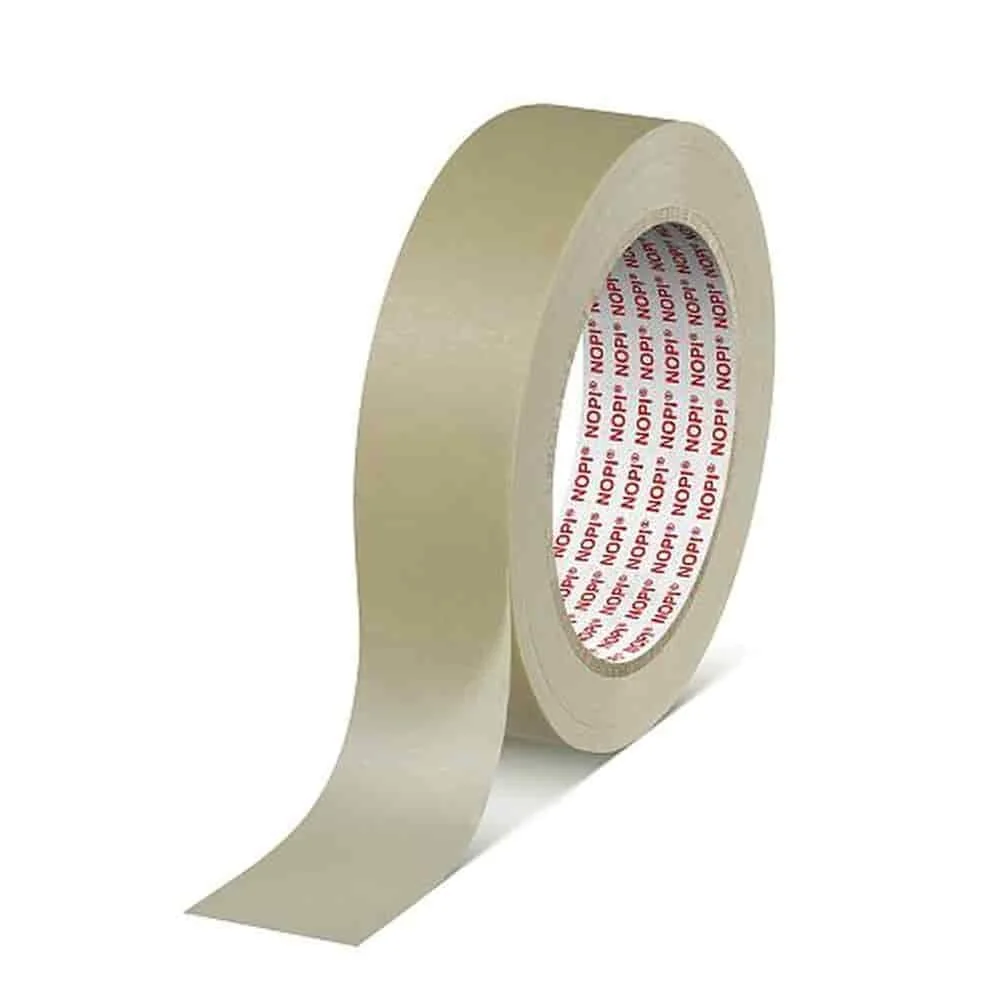 "tesa NOPI Kreppband 4349 30 mm x 50 m (beige clair) image"