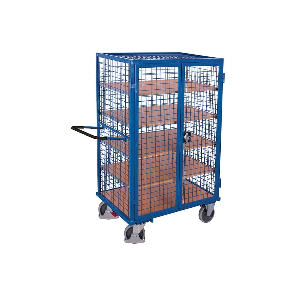 "Chariot d'atelier multi-étages verrouillable, charge 500 kg image"