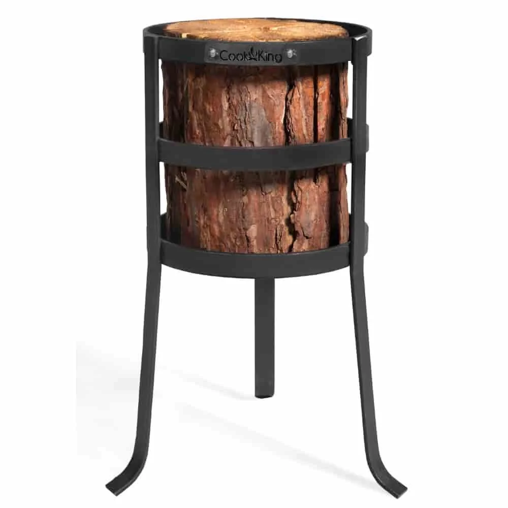 "Brasero de Jardin Malmo en Acier Naturel pour Feu Suédois image"
