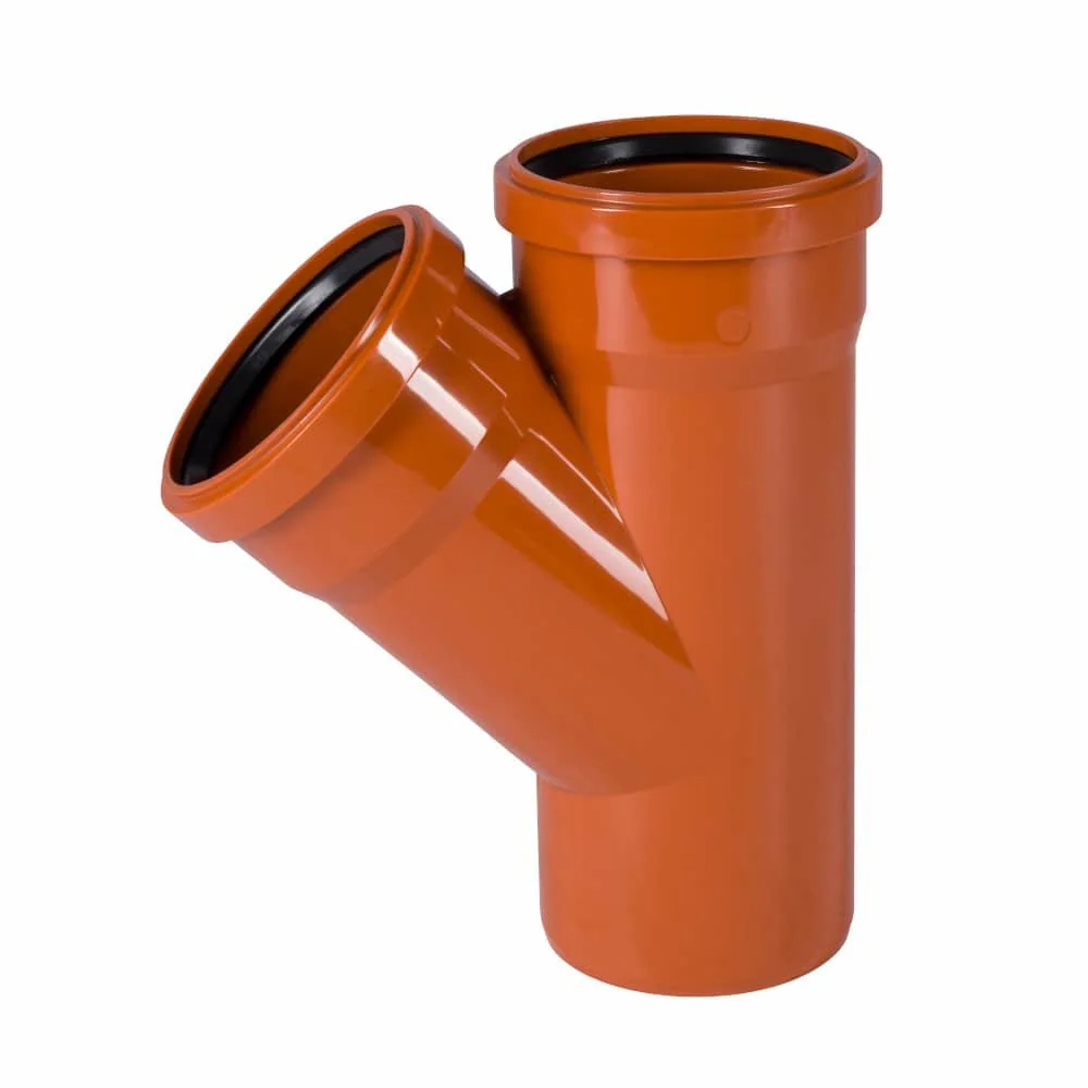 "Culotte PVC DN 250 45 Degrés pour Assainissement image"