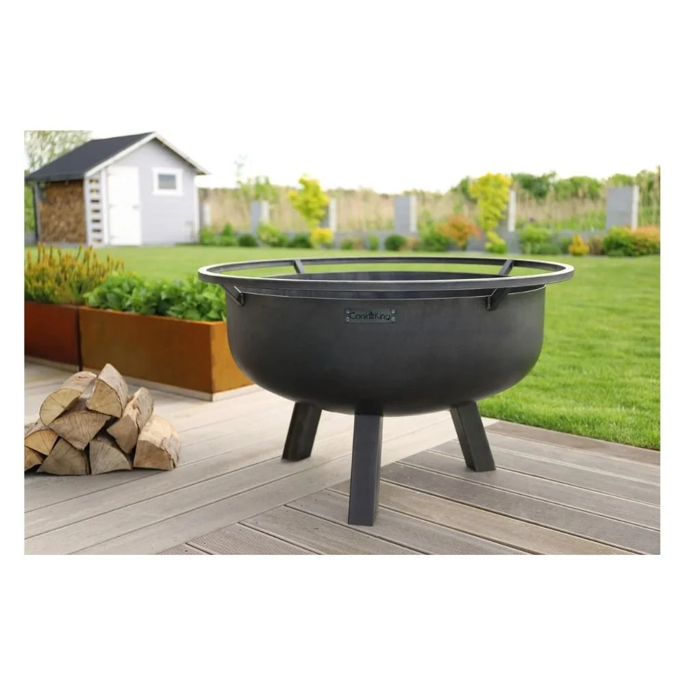 "Brasero de Jardin XXL Porto 80cm en Acier Naturel image"