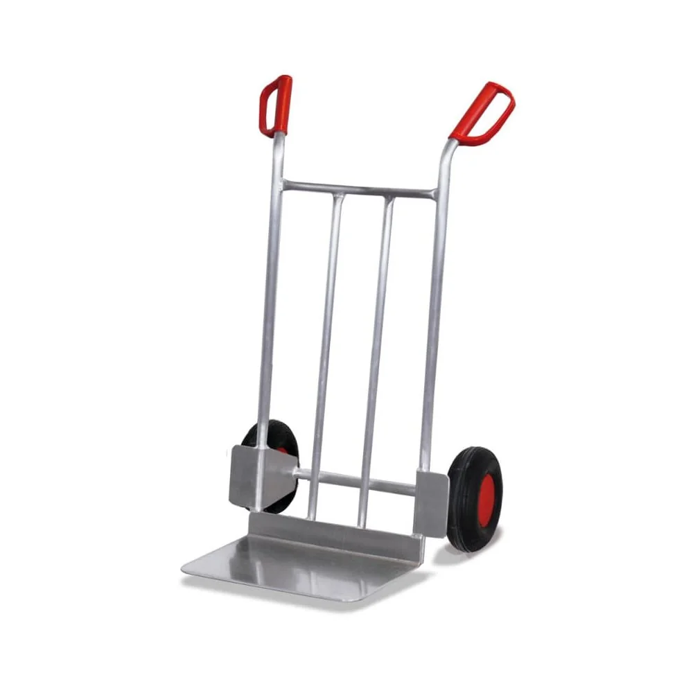 "Diable Aluminium 200kg, Roues Gonflables, Grande Pelle - Boni image"