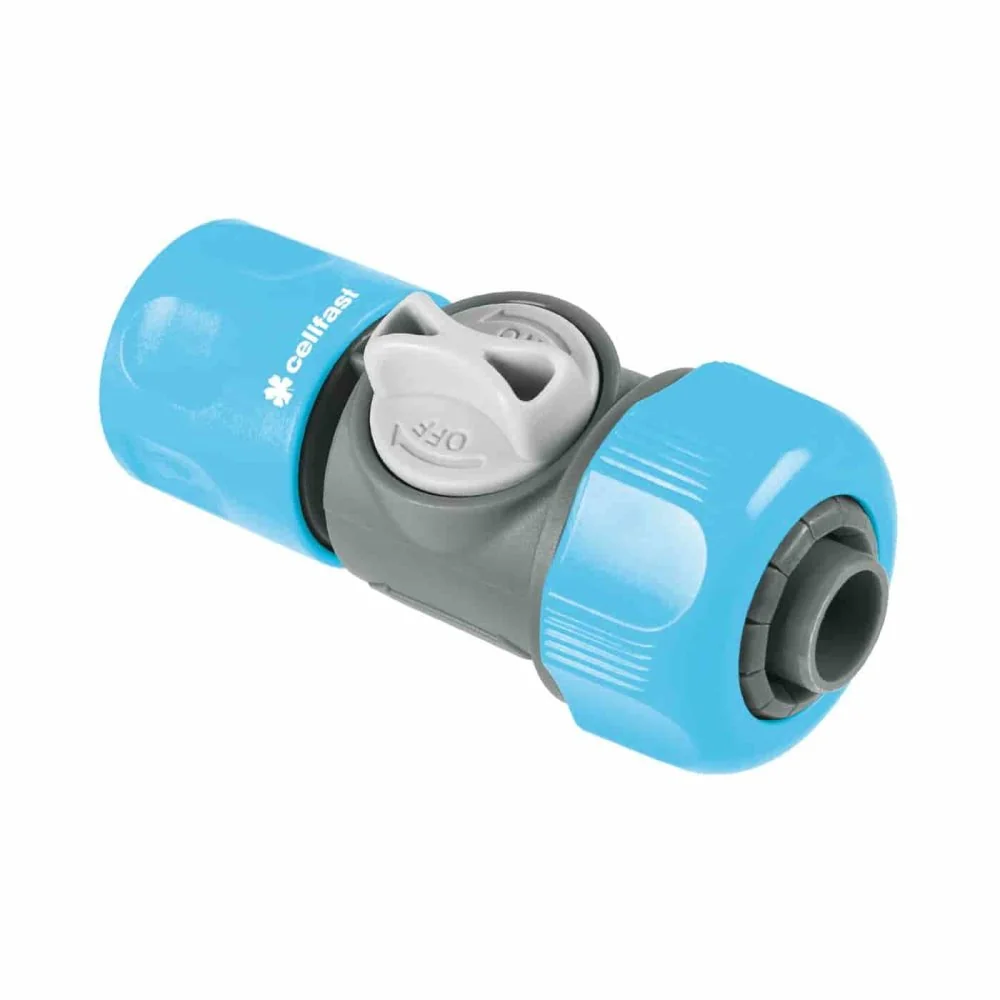"Raccord Rapide 3/4 Pouce avec Valve pour Tuyau d'Arrosage image"