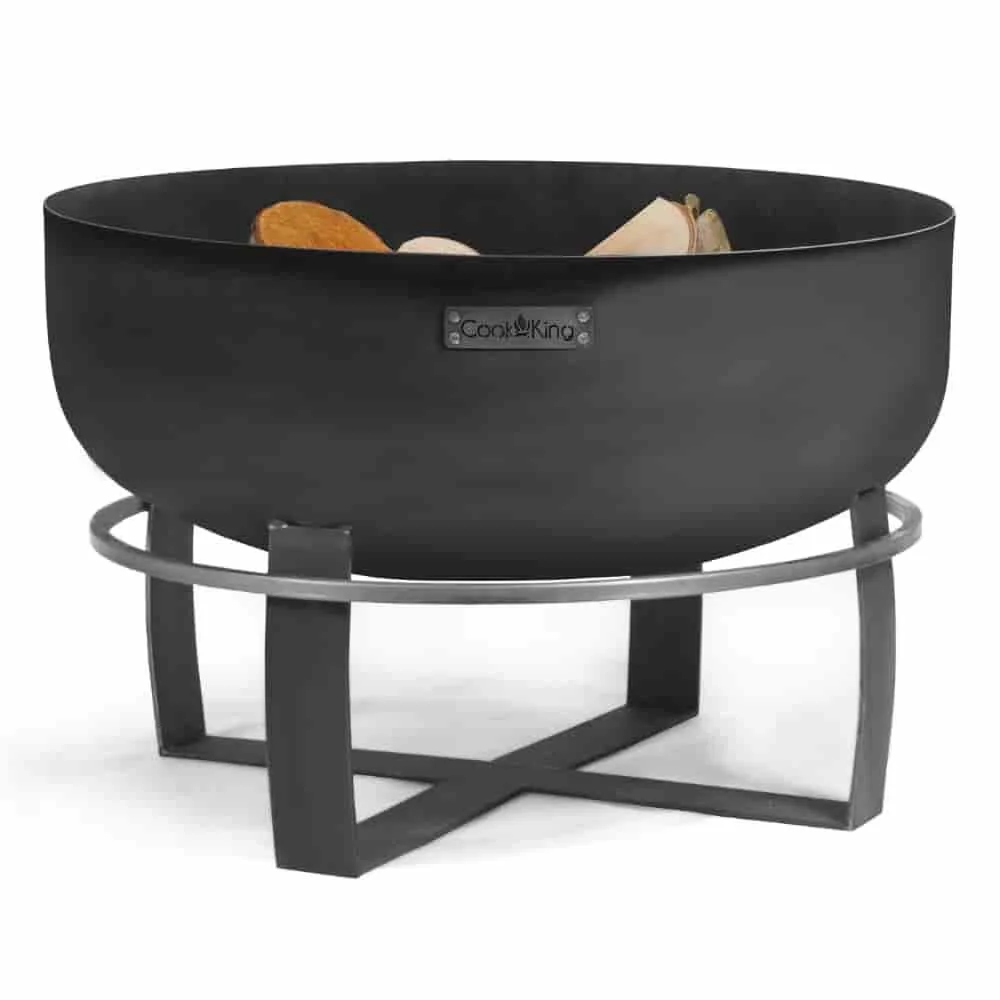 "Brasero XXL 80 cm en Acier - Chauffage de Jardin Durable image"