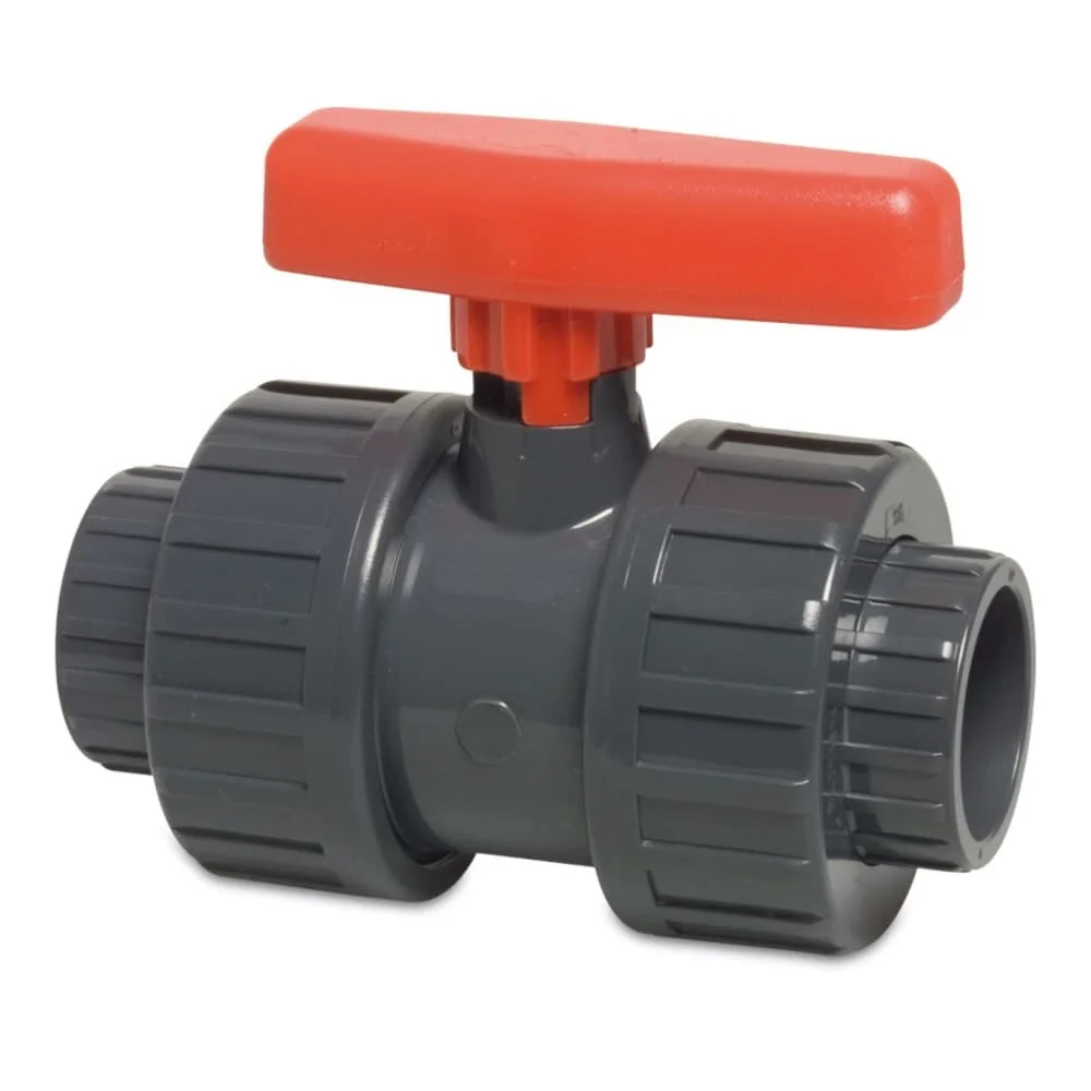 "Robinet à bille PVC 32mm PN16 - Vanne pour piscine, étang, aquariophilie image"