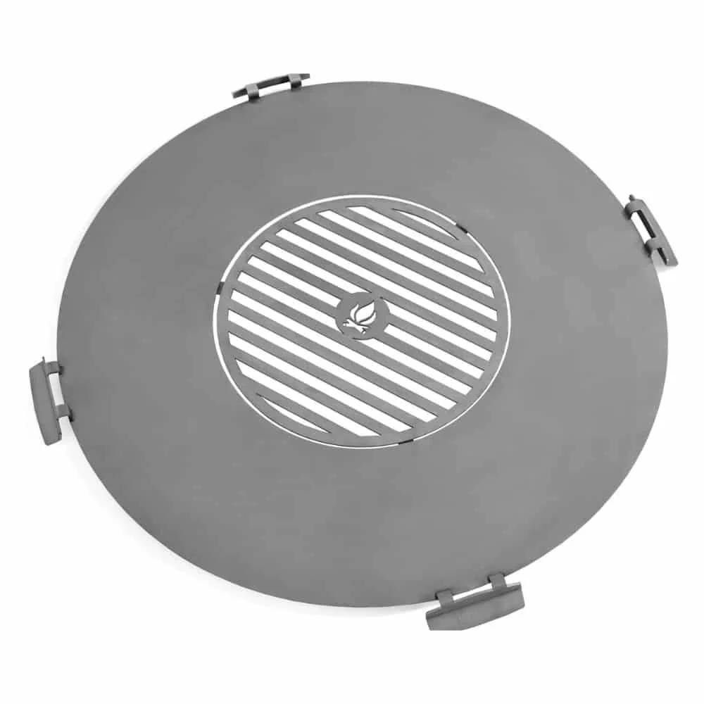 "Plancha de Cuisson pour Brasero en Acier Inoxydable 102cm image"