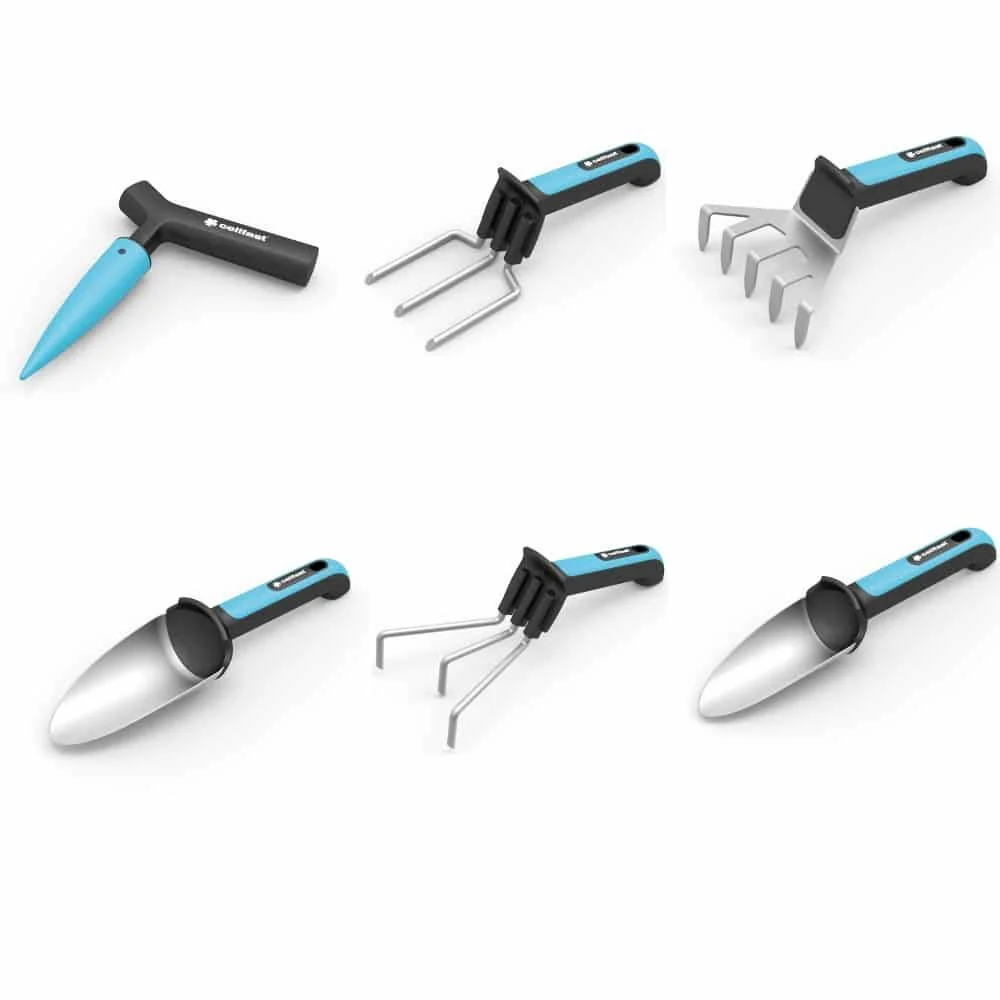 "Ensemble d'outils de jardinage ERGO 6 pièces image"