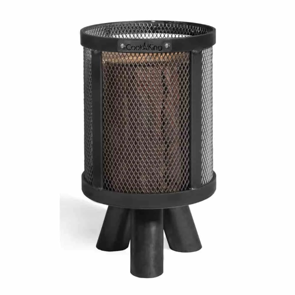 Brasero PEDRO en acier naturel pour feu suédois, 3 kg