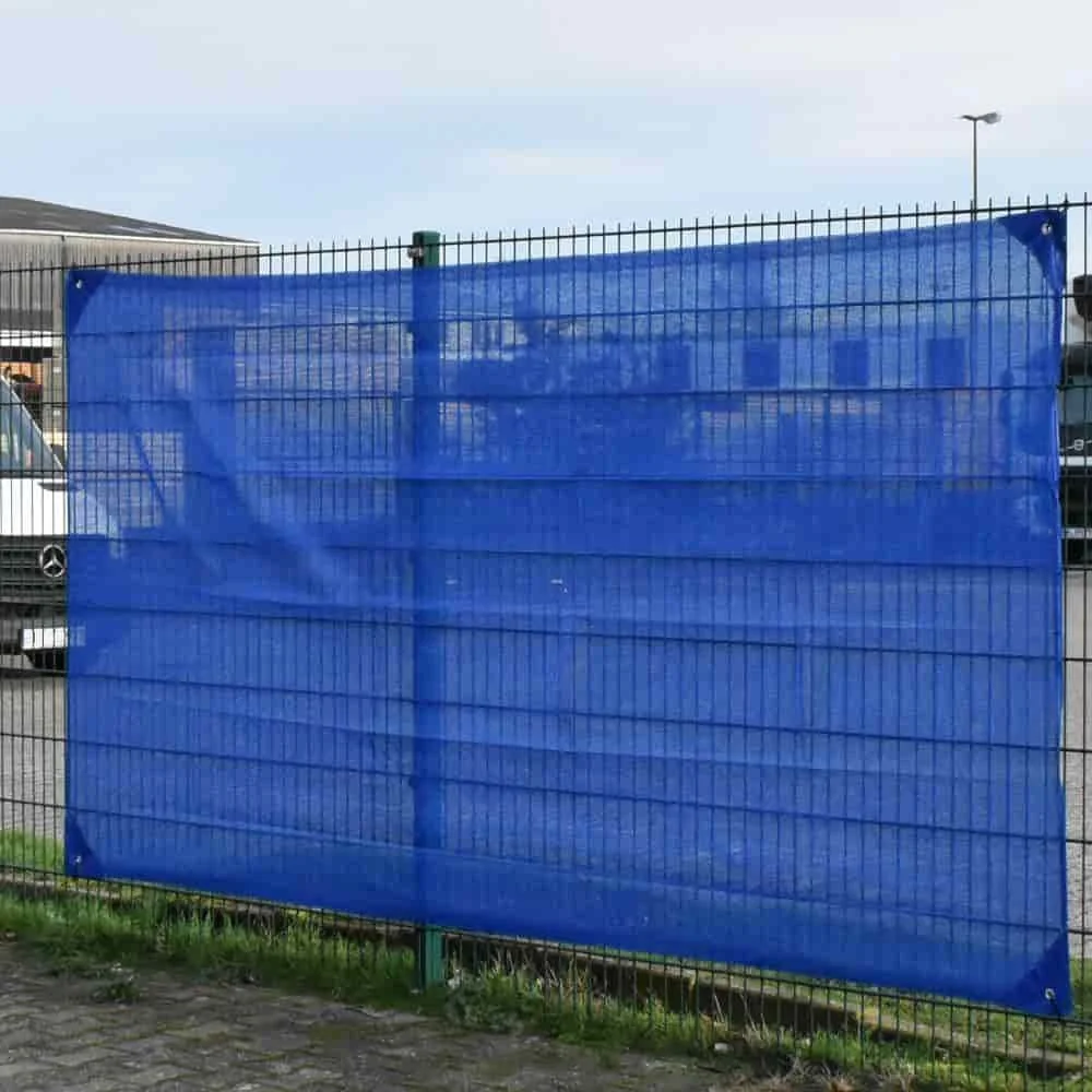 "Filet Brise-Vue Bleu pour Chantier 1,80m x 3,45m image"