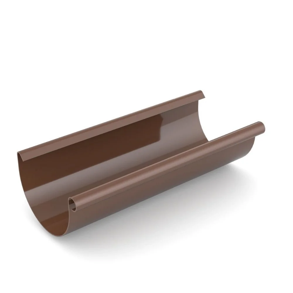Gouttière Marron 2m, Gouttière PVC Système 100
