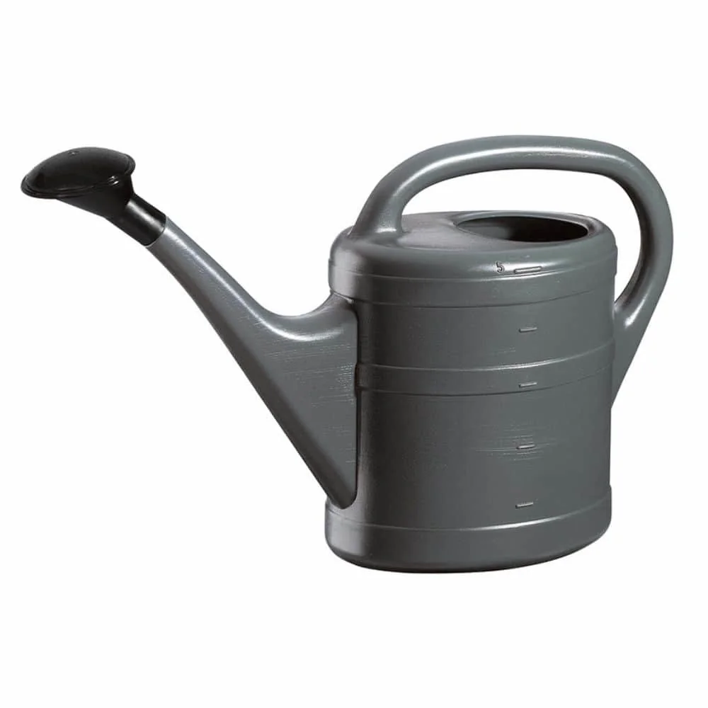 "Arrosoir de Jardin 5L Anthracite avec Pomme d'Arrosage Amovible image"
