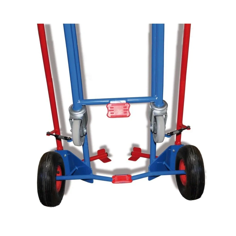 "Chariot à pneus avec roue de support 200 kg capacité de charge à pneus pleins image"