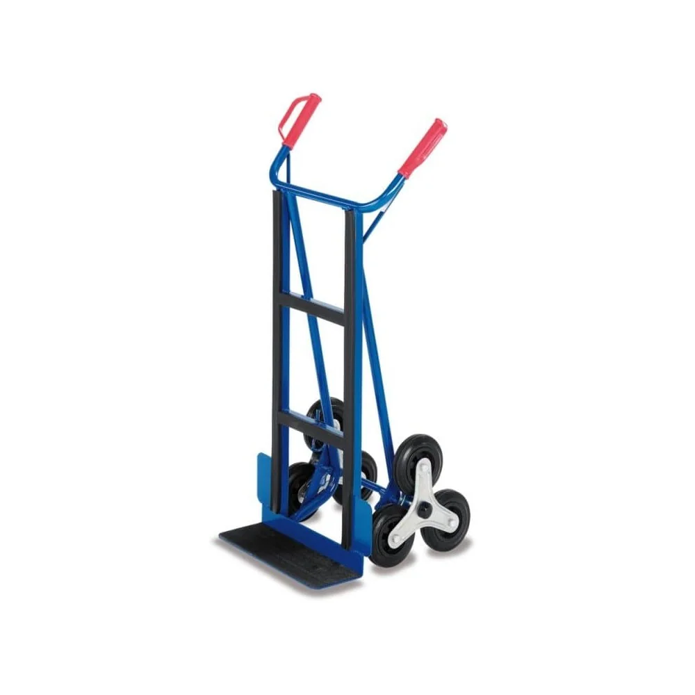 "Chariot de Manutention Robuste 250 kg, Acier, Roues Étoiles image"