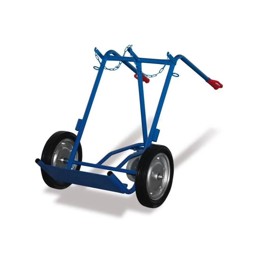 "Chariot Porte-Bouteille de Gaz 200 kg avec Roue de Support image"