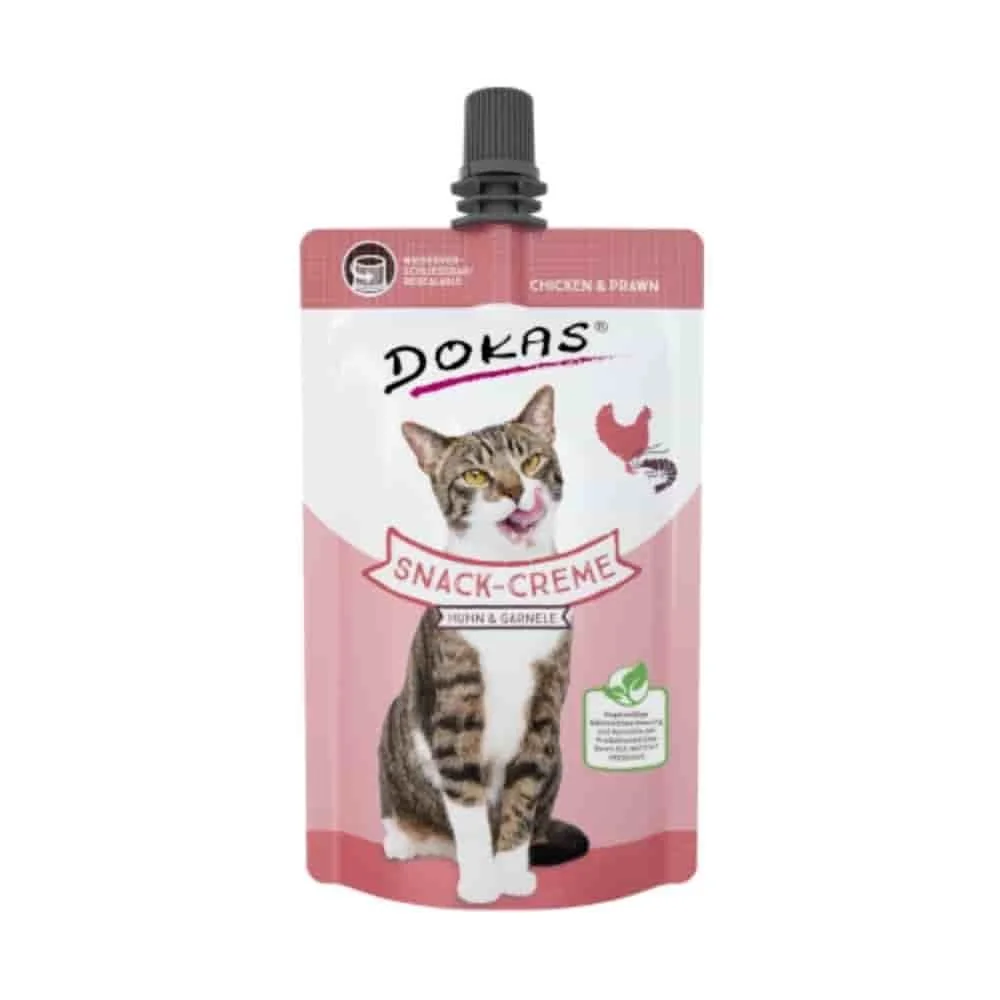 "Crème Gourmande pour Chat Poulet & Crevette, 90g image"