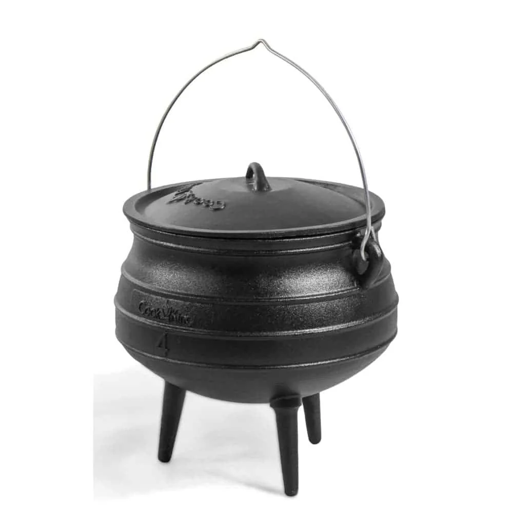 "Marmite Africaine en Fonte 6L pour Cuisine au Feu de Bois image"