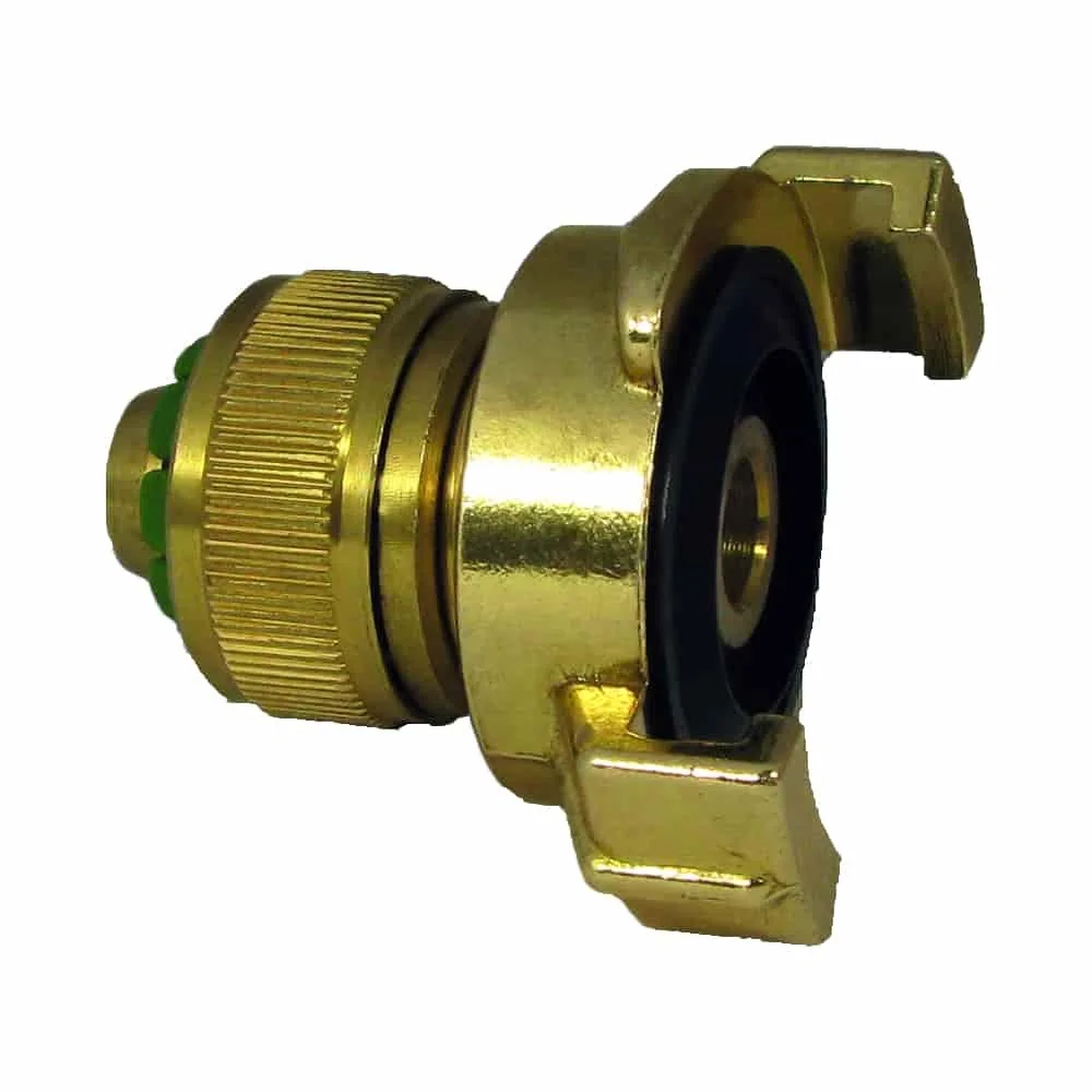 "Raccord Rapide Laiton 3/4 Pouce pour Tuyau d'Arrosage image"