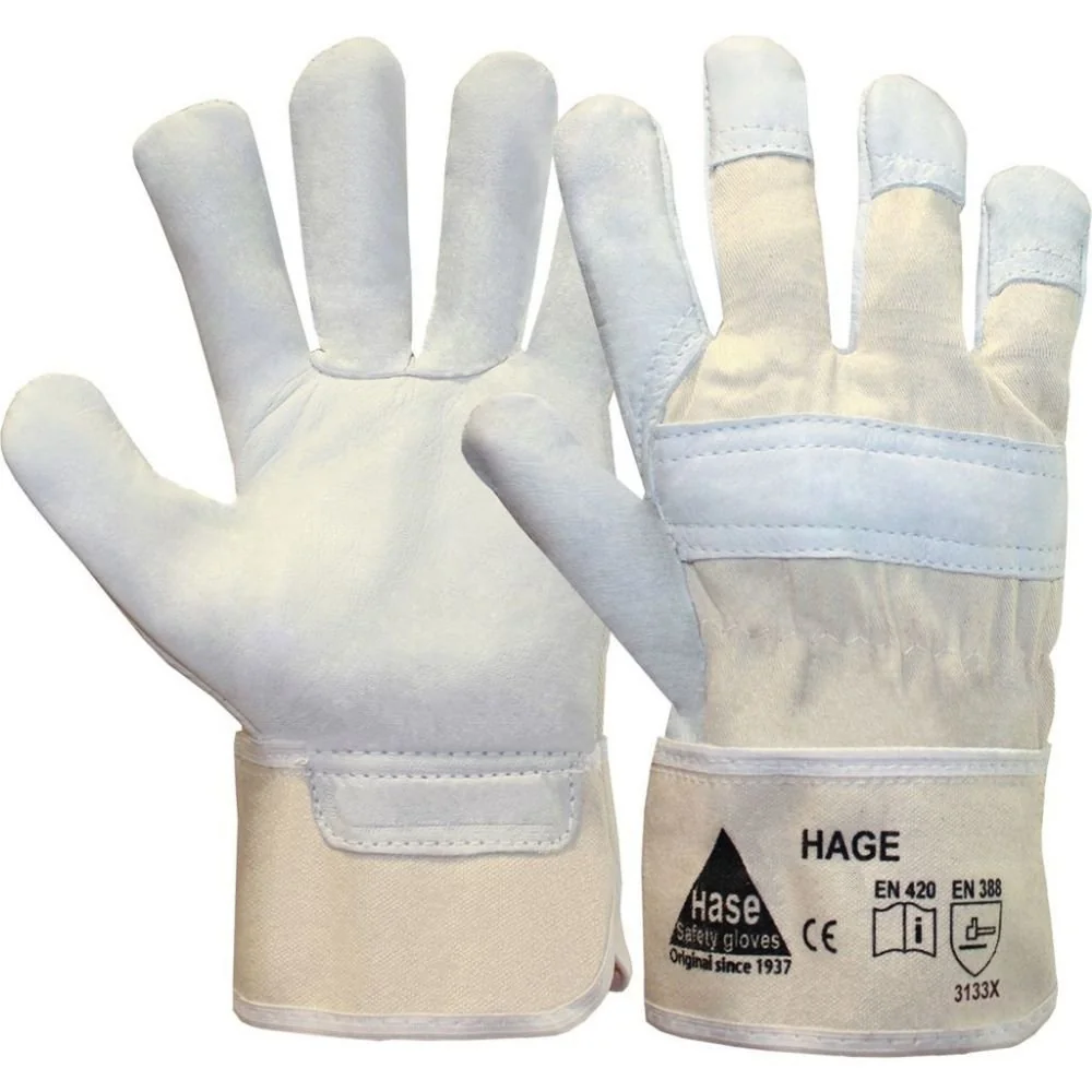 "Gants de travail cuir, Taille 8, Gants robustes image"