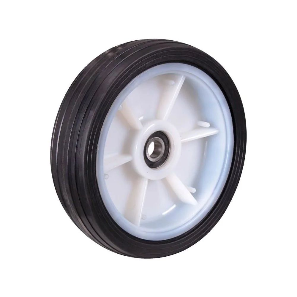 "Roue pleine en caoutchouc 260 x 65 mm pour chariots de transport image"
