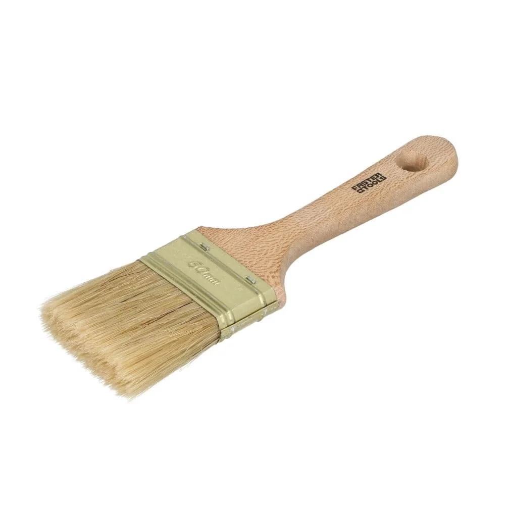 "Pinceau Plat pour Peinture à l'Huile 60mm - Pinceau Artiste Professionnel image"