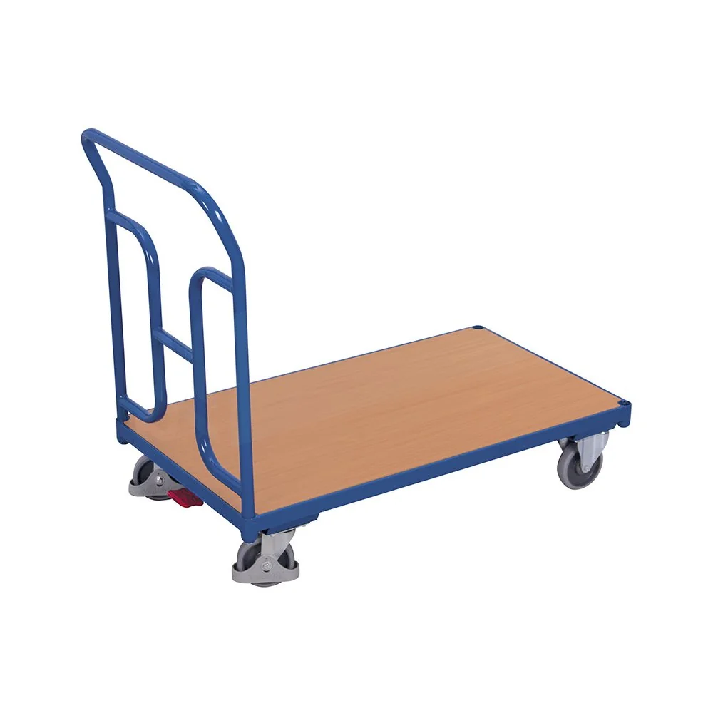 "Chariot de Manutention 250 kg Type M avec Frein EasySTOP Bleu image"