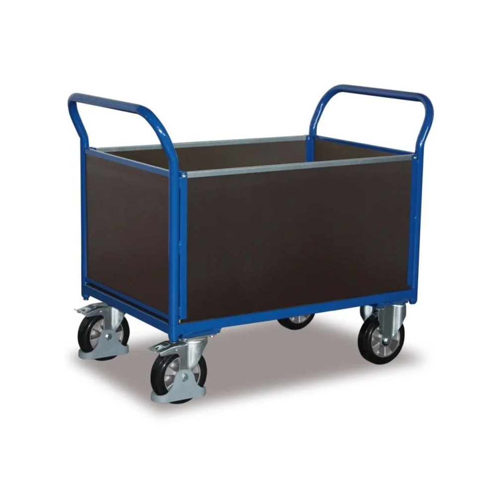 "Chariot à quatre parois 1000 kg Type M + EasySTOP image"