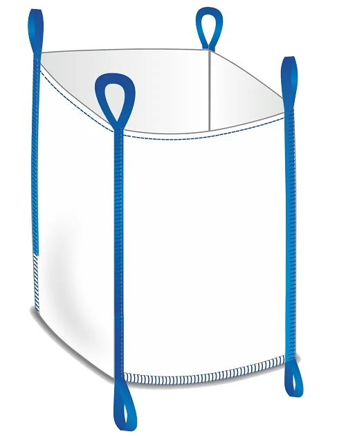 "Big Bag 1000 kg, 90x90x90 cm, Lot de 3, Ouvert, Sac à gravats image"